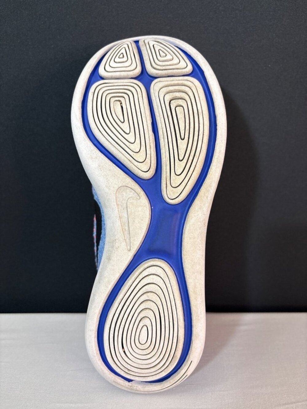 Nike LunarEpic Flyknit Racer Running Shoes Coral Blue Lightweight Breathable (7) - Picture 13 of 14
